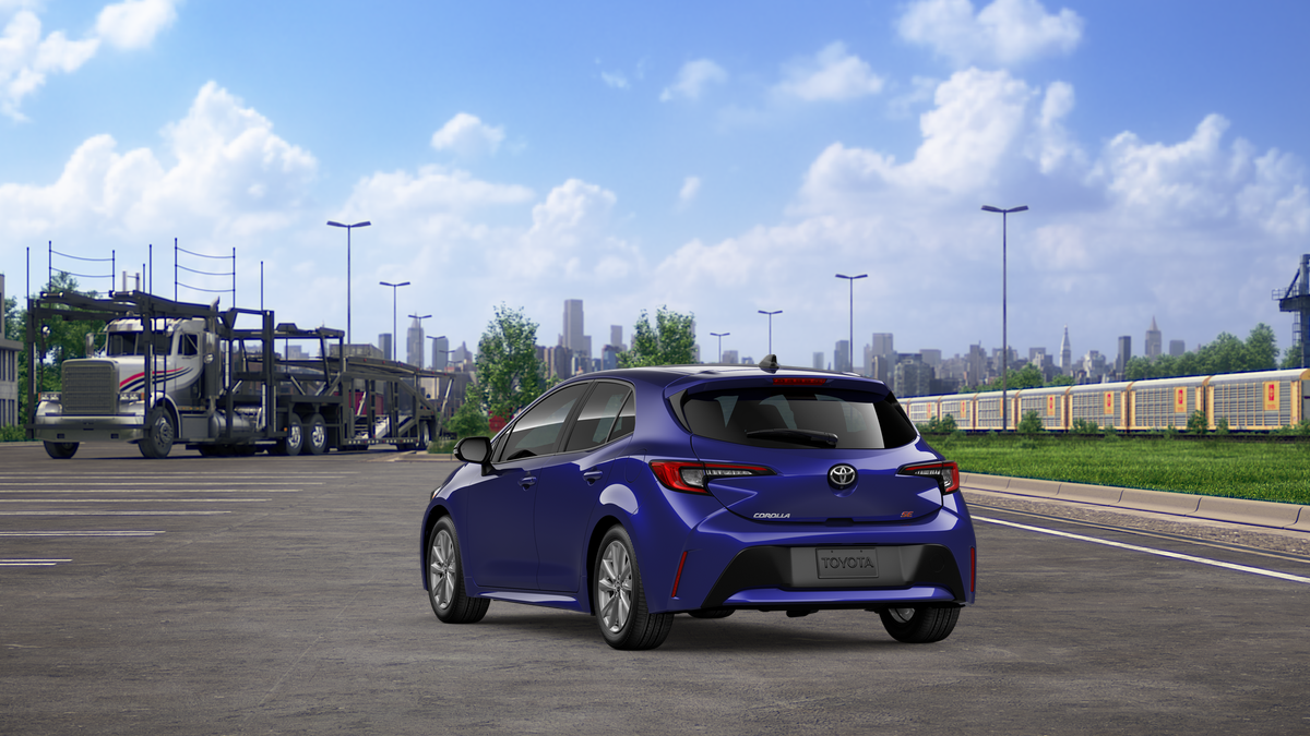New 2026 Blue Crush Metallic Toyota SE image 7