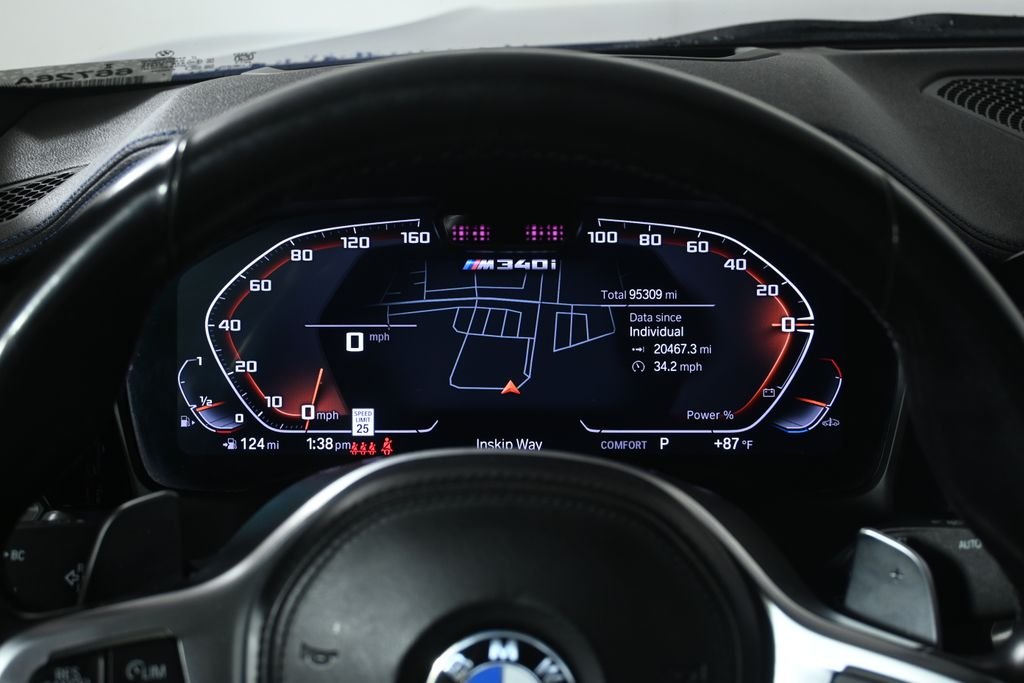 Used 2022 Blue Metallic BMW M340i xDrive image 20
