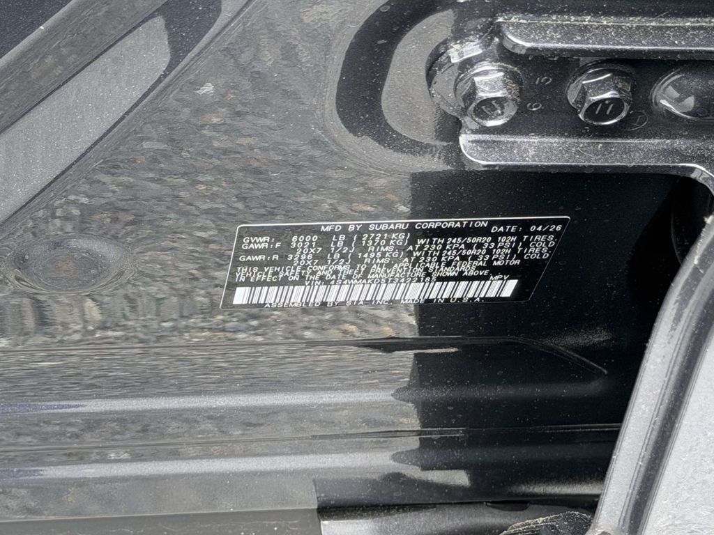New 2026 MAGNETITE GRAY METALLIC Subaru Touring 7-Passenger image 25