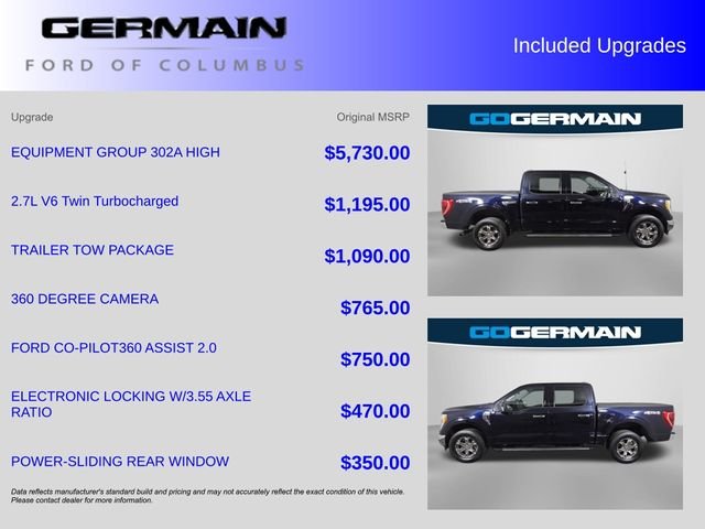 Used 2021 Blue Metallic Ford XLT image 36