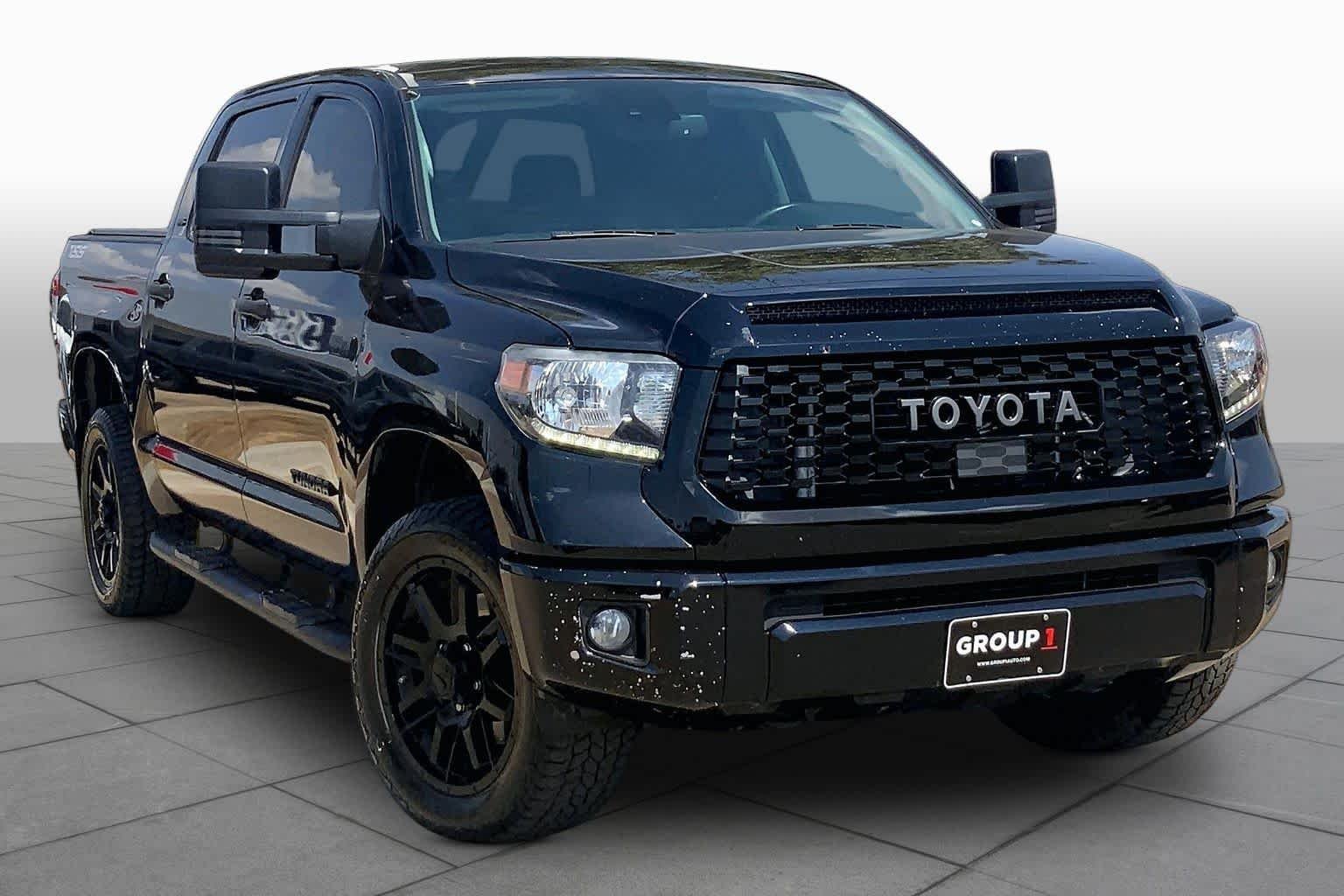 Used 2021 Midnight Black Metallic Toyota SR5 image 3