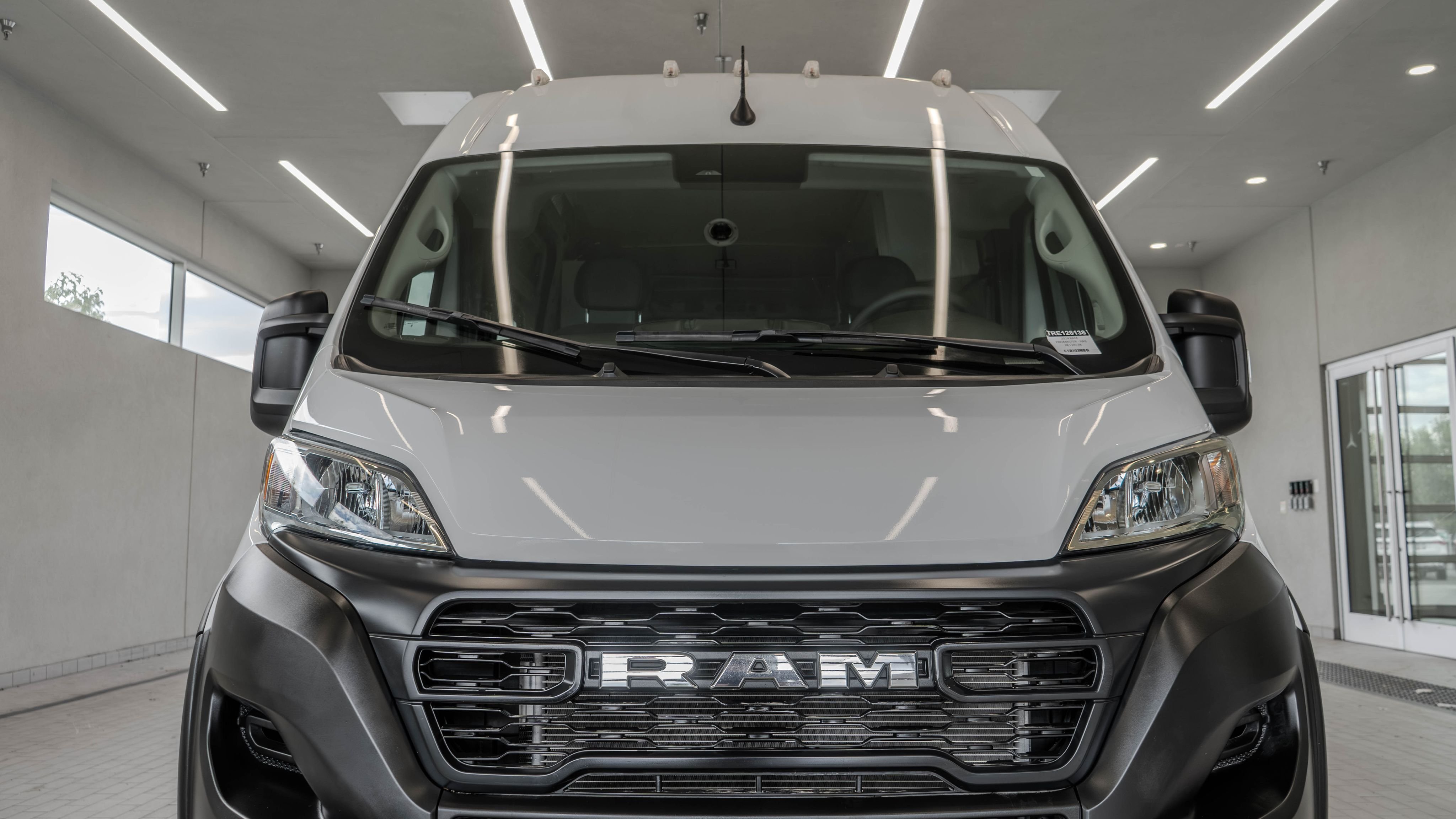 Used 2024 Bright White Clearcoat Ram High Roof image 22