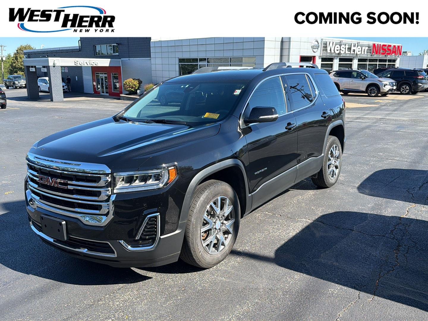 Used 2023 Ebony Twilight Metallic GMC SLE image 1