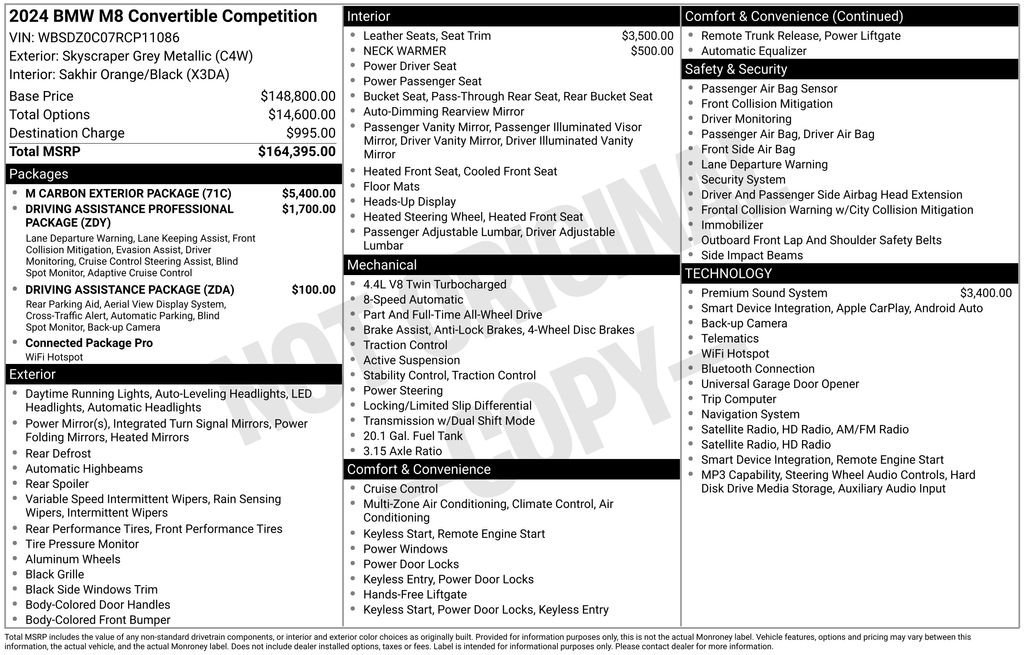 Used 2024 Gray BMW Competition image 5