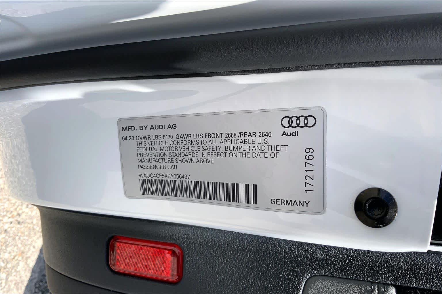 Used 2023 Glacier White Metallic Audi Premium Plus image 36
