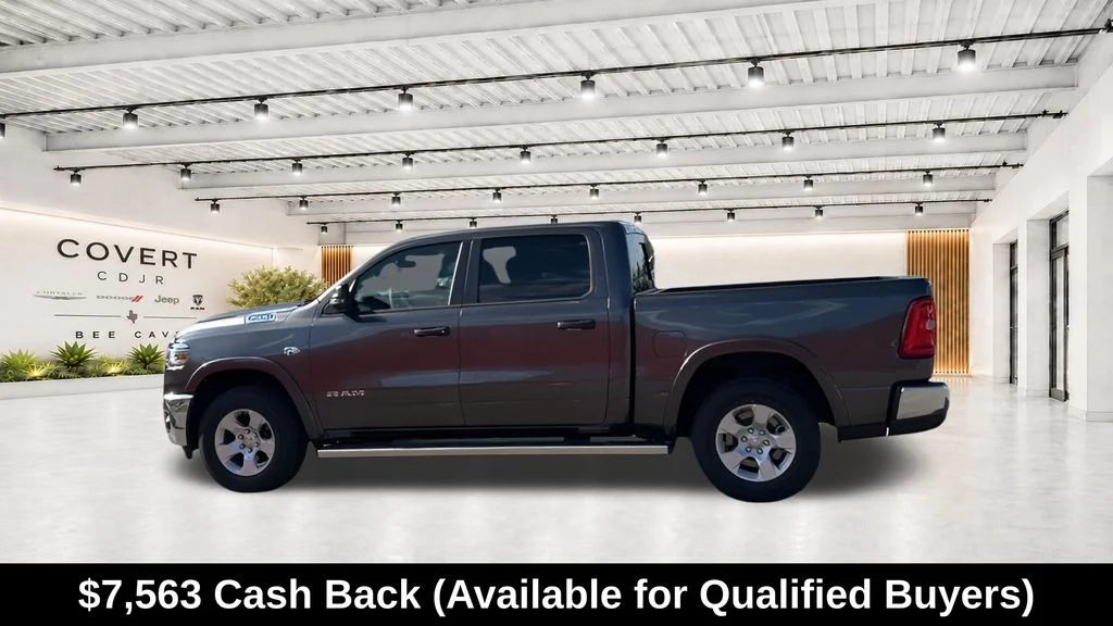 New 2026 Granite Crystal Metallic Clear-Coat Exterior Paint RAM Big Horn/Lone Star image 5