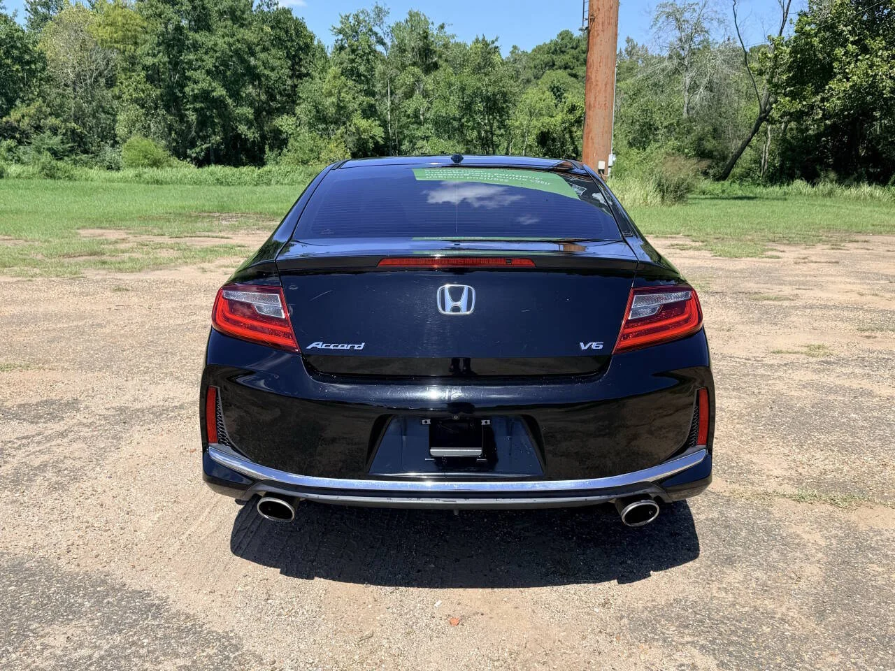 Used 2016 Black Honda EX L V6 2dr Coupe 6A image 4