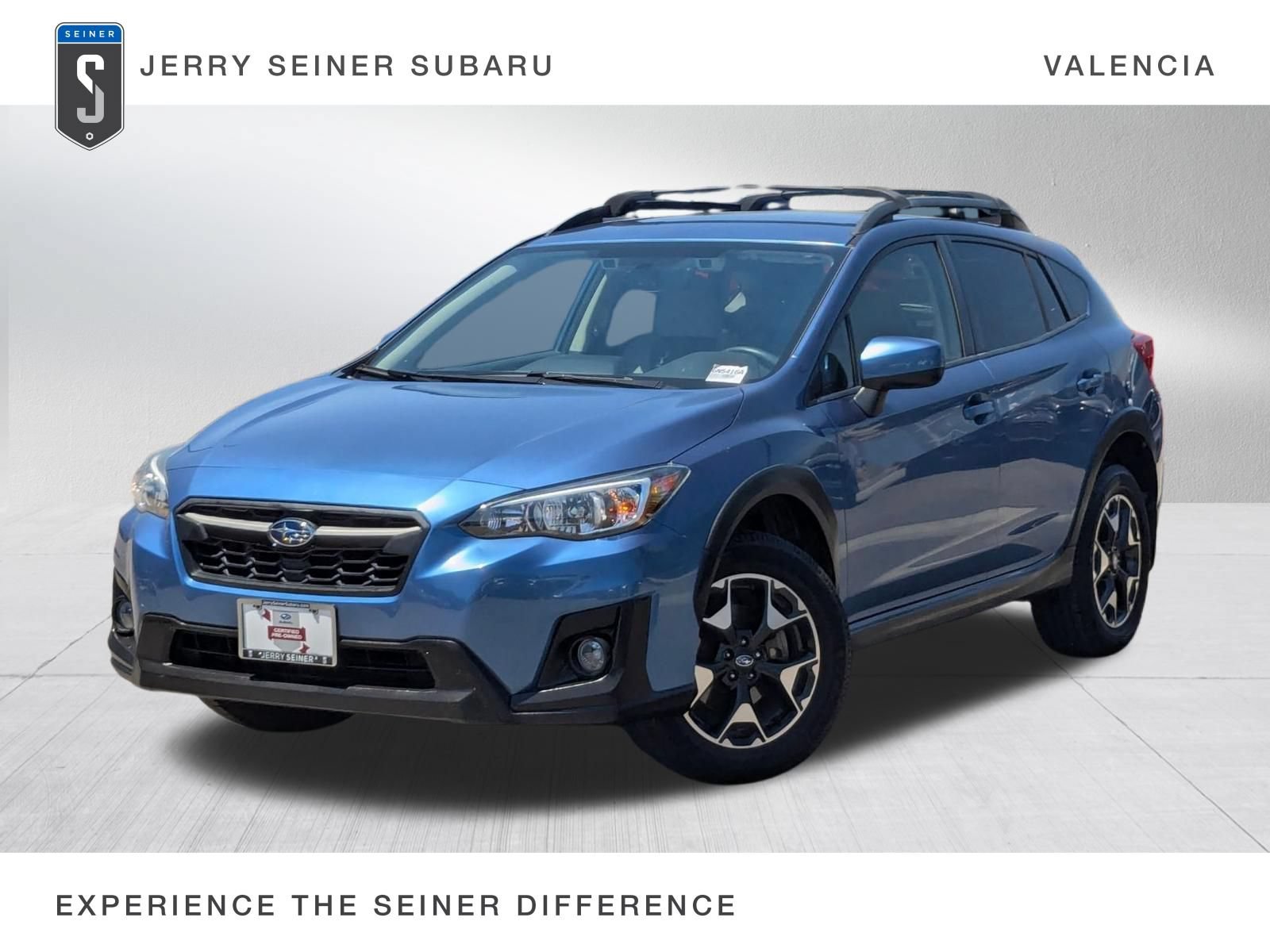 Certified Used 2019 Quartz Blue Pearl Subaru Premium image 1