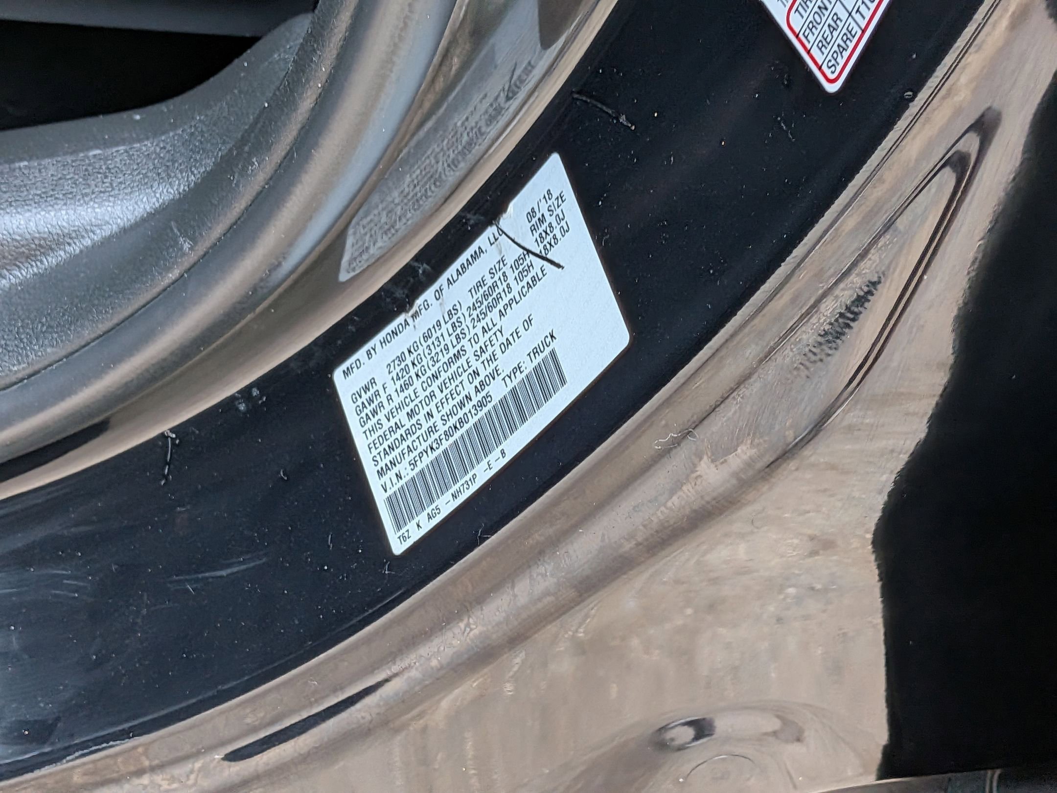 Certified Used 2019 Black Honda Black Edition image 33