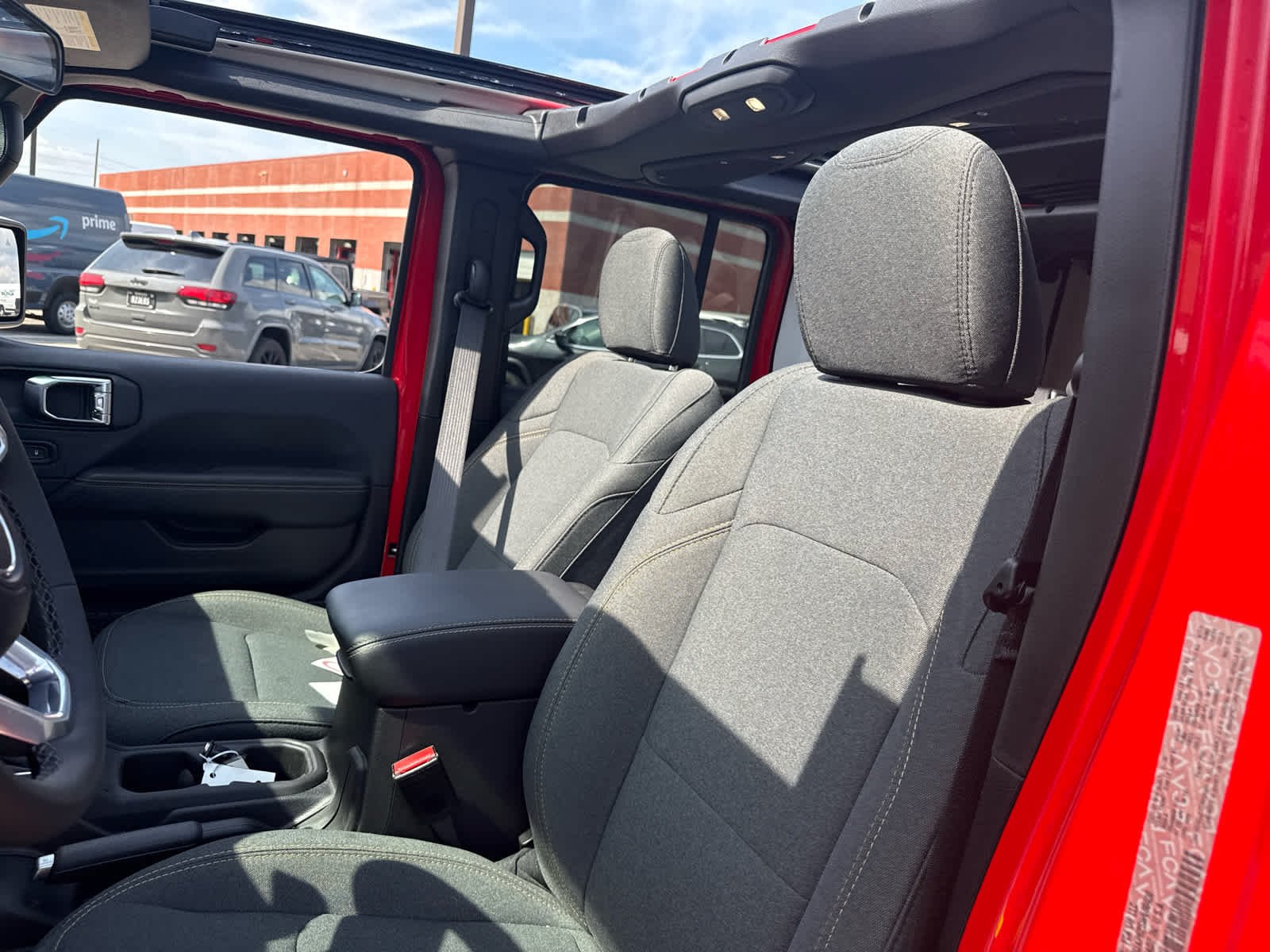 Used 2025 Firecracker Red Clearcoat Jeep Sahara image 11