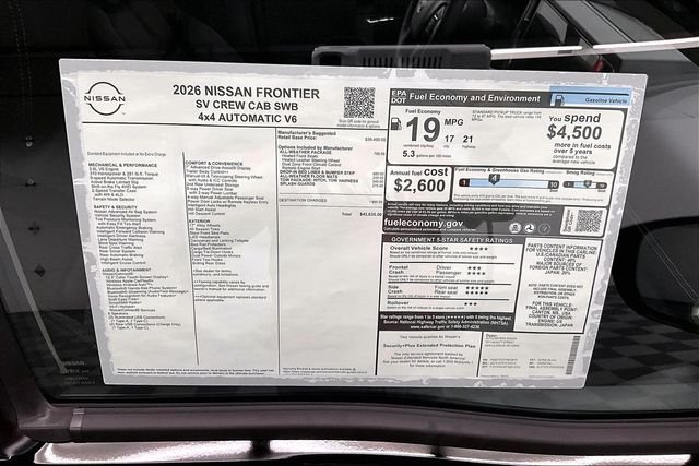 New 2026 Super Black Nissan SV image 38