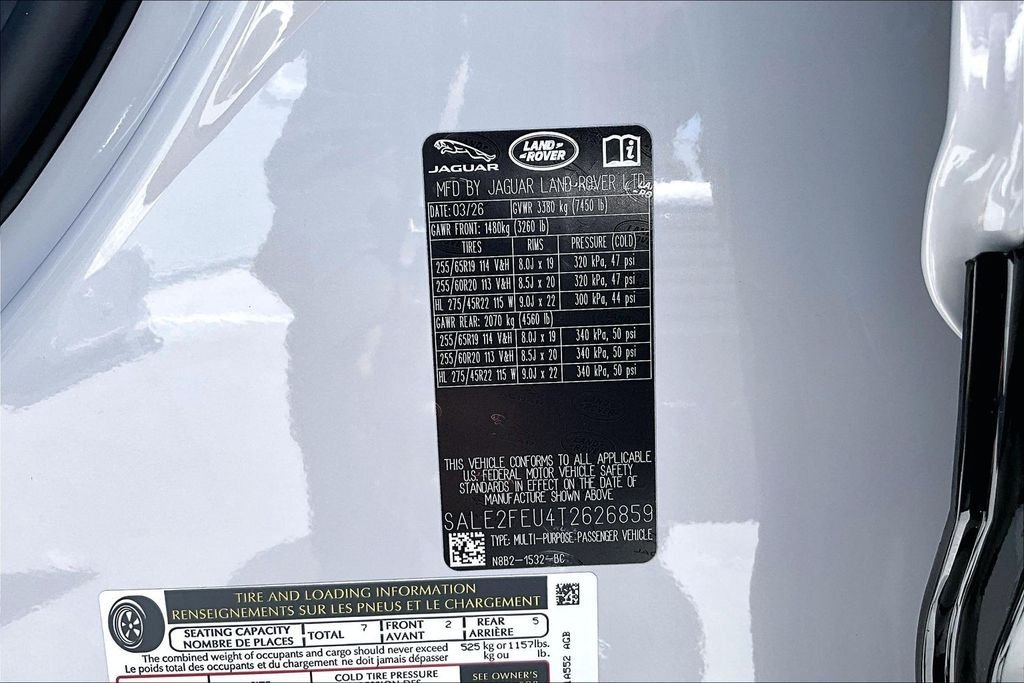 New 2026 Borasco Grey LAND ROVER X-Dynamic SE image 8