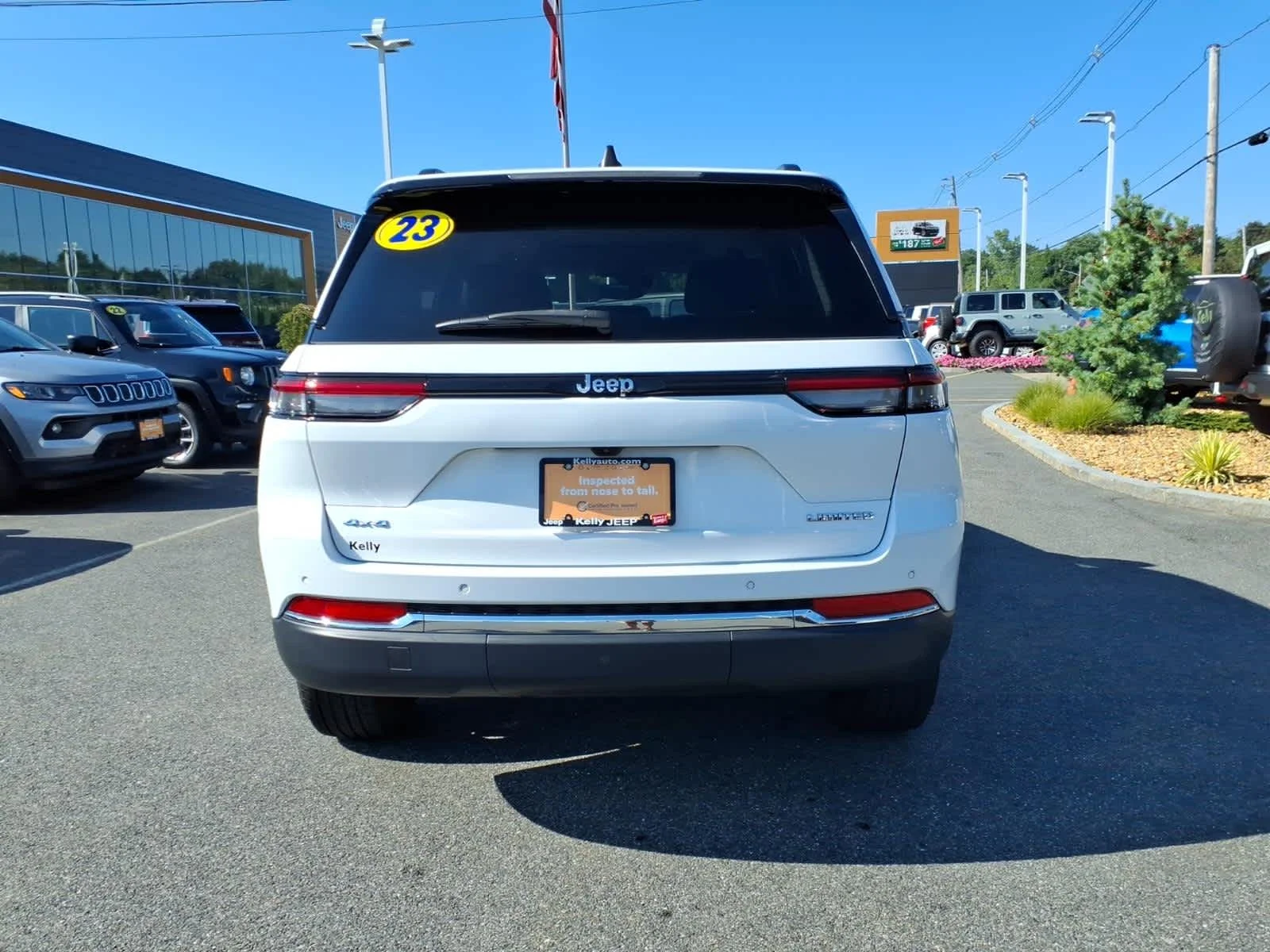 Certified Used 2023 Bright White Clearcoat Jeep Limited image 9