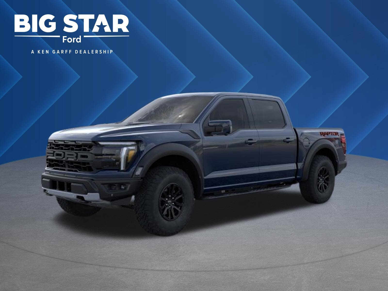 New 2026 Antimatter Blue Metallic Ford Raptor image 1