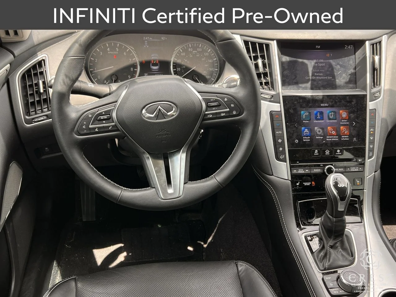 Certified Used 2023 Black Obsidian INFINITI LUXE image 11