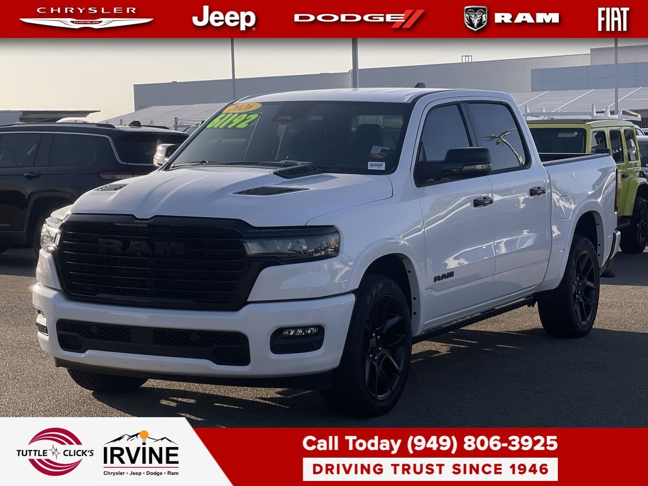 Used 2026 Bright White Clearcoat Ram Laramie image 12