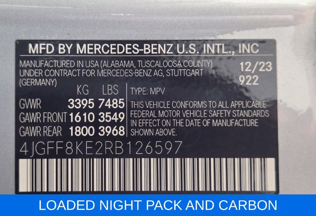 Used 2024 Cirrus Silver Metallic Mercedes-Benz AMG® GLS 63 image 34