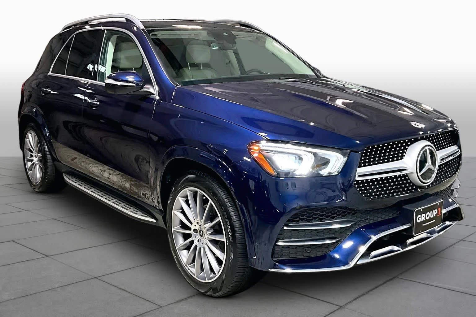 Used 2022 Lunar Blue Metallic Mercedes-Benz GLE 350 image 3