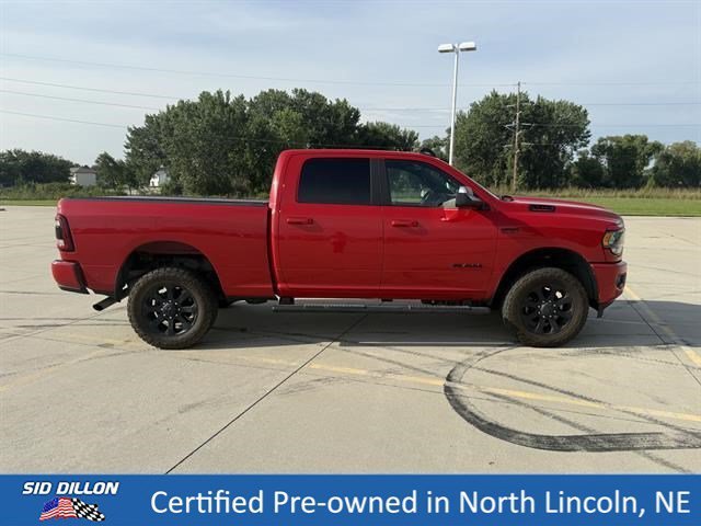 Used 2022 Flame Red Clear Coat Ram Lone Star image 3