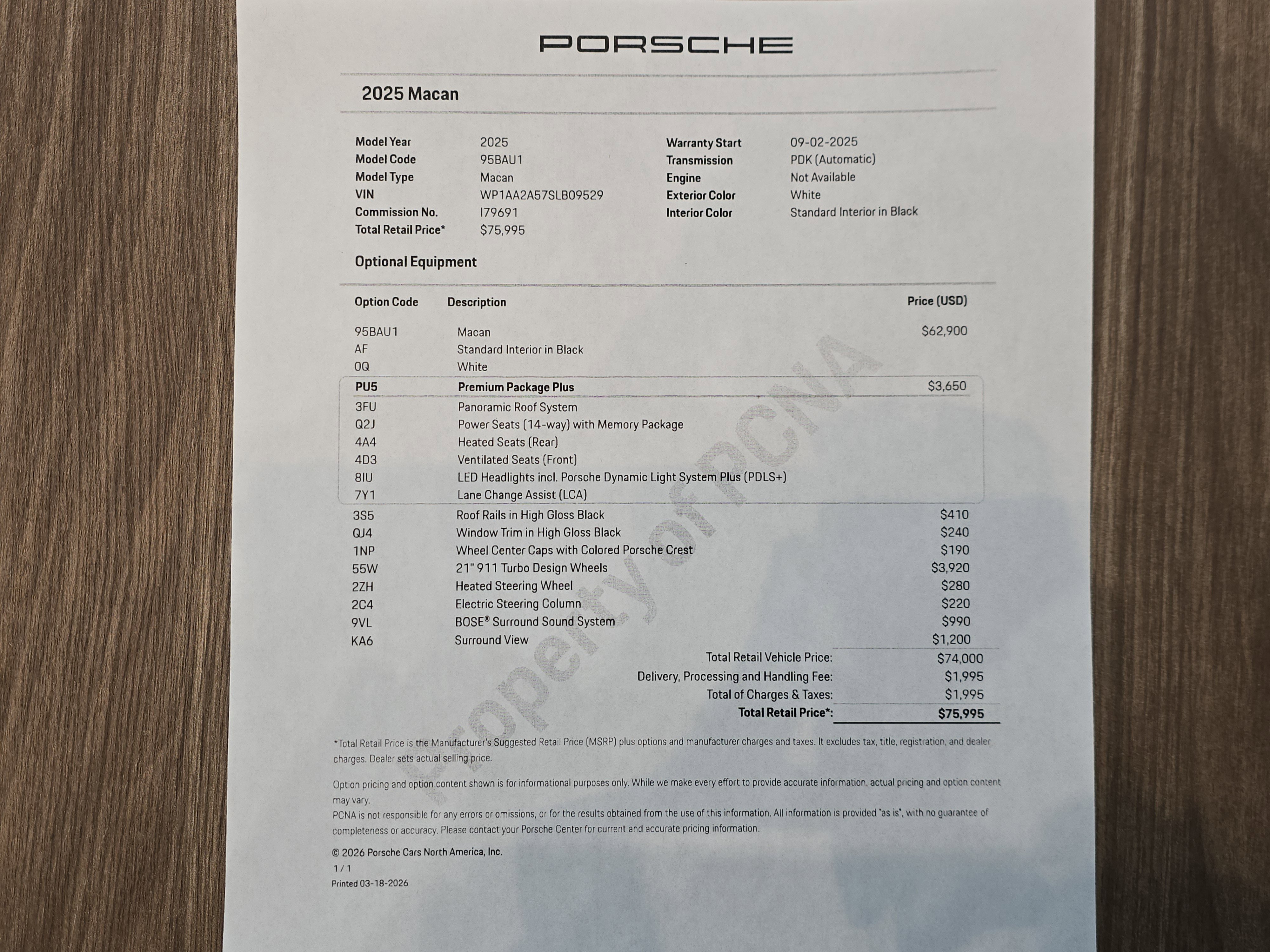 Used 2025 White Porsche  image 28