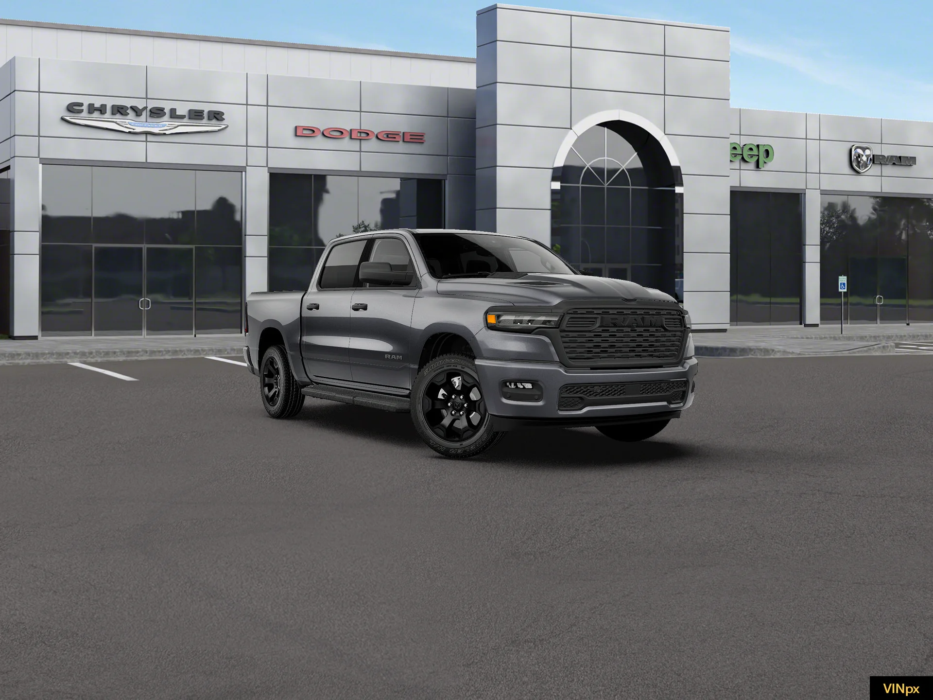 New 2027 Granite Crystal Metallic Clearcoat Ram Express image 11