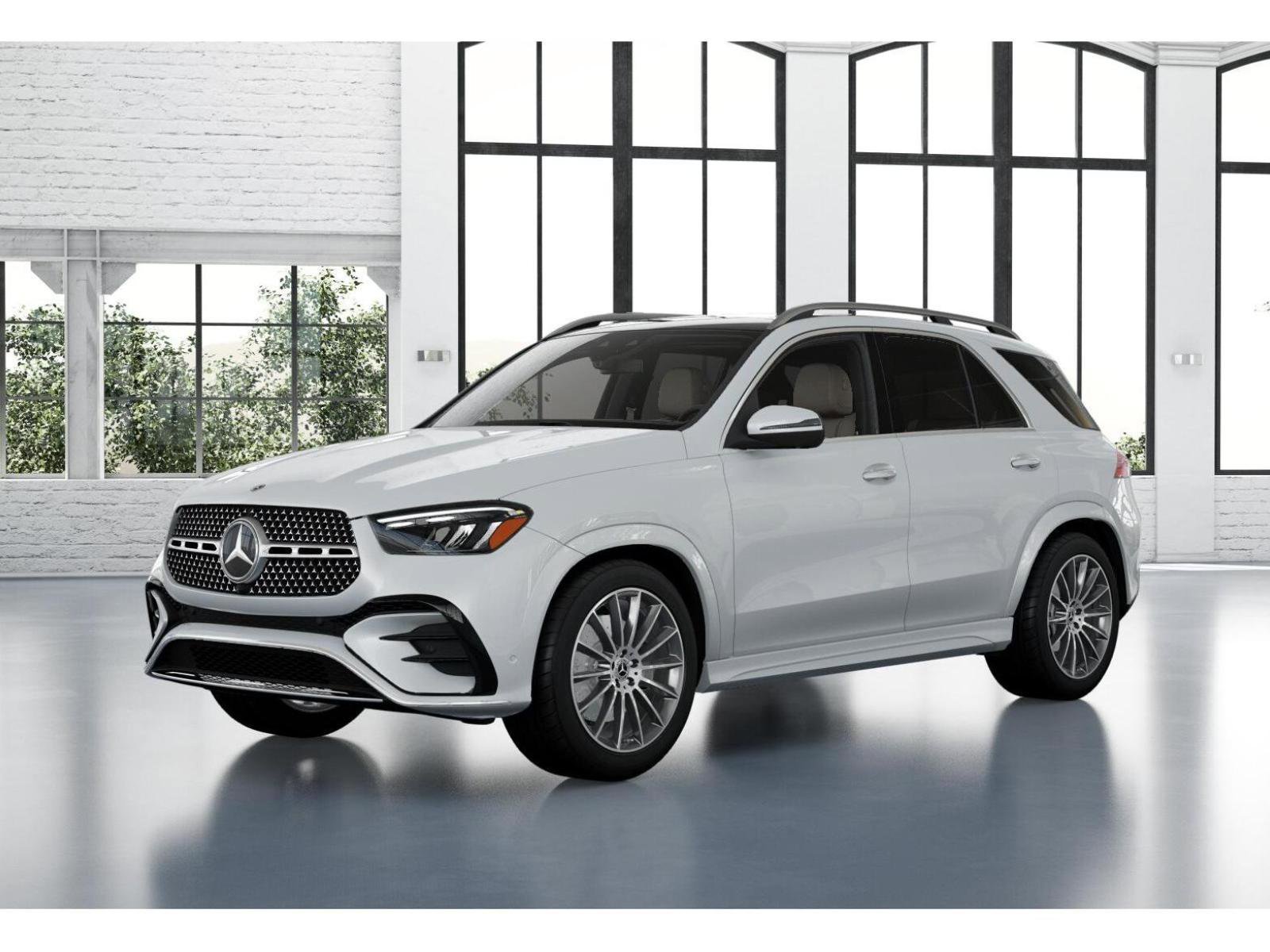 New 2026 MANUFAKTUR Moonlight White Metallic Mercedes-Benz GLE 350 image 39