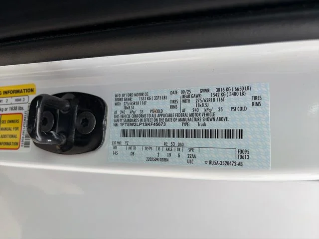 Used 2025 White Ford STX image 35