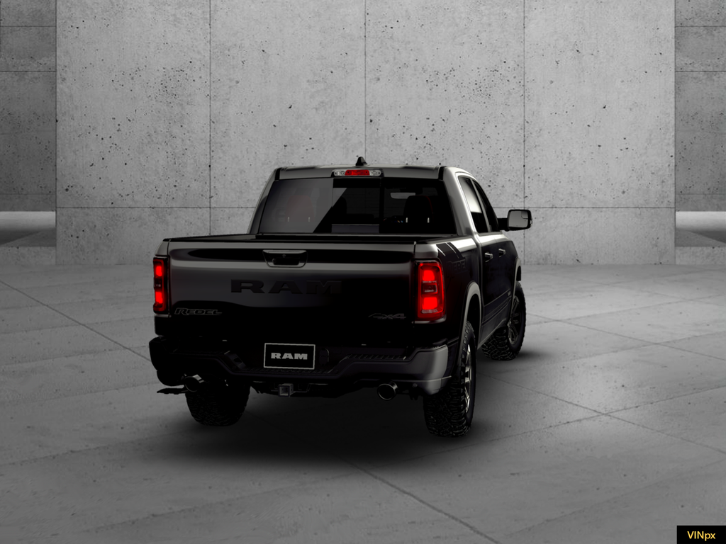 New 2026 Diamond Black Crystal Pearl-Coat Exterior Paint RAM Rebel image 12