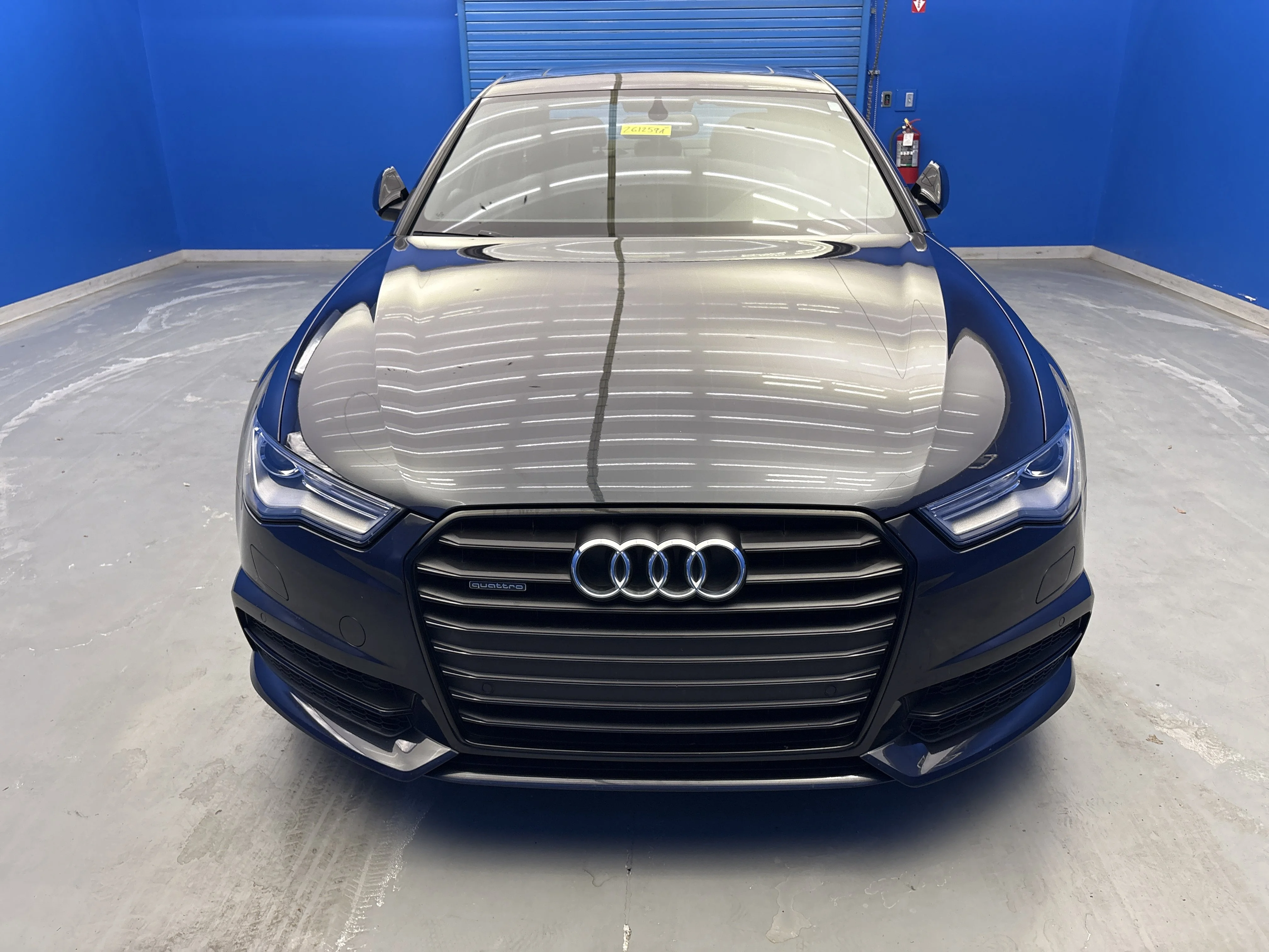Used 2018 Moonlight Blue Metallic Audi Premium image 3