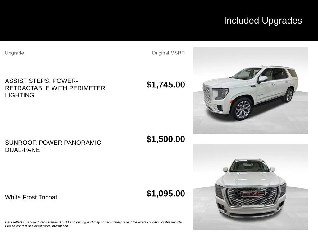 Used 2022 White GMC Denali image 2