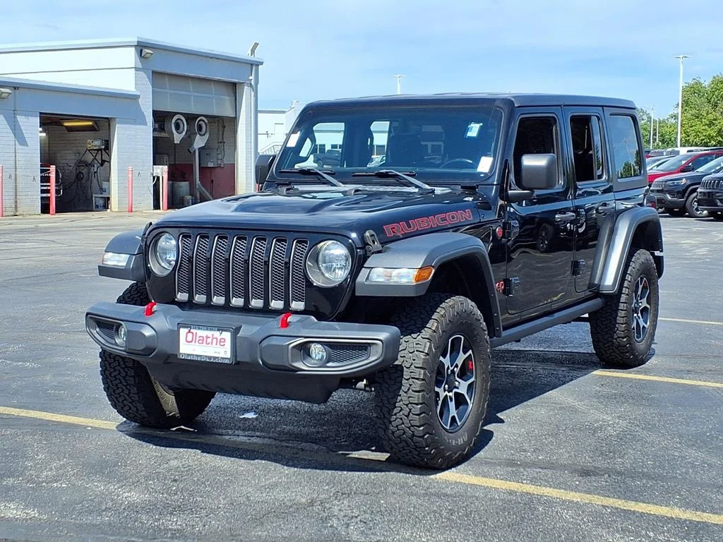 Used 2020 Jeep Wrangler Unlimited Rubicon with VIN 1C4HJXFG4LW183823 for sale in Kansas City