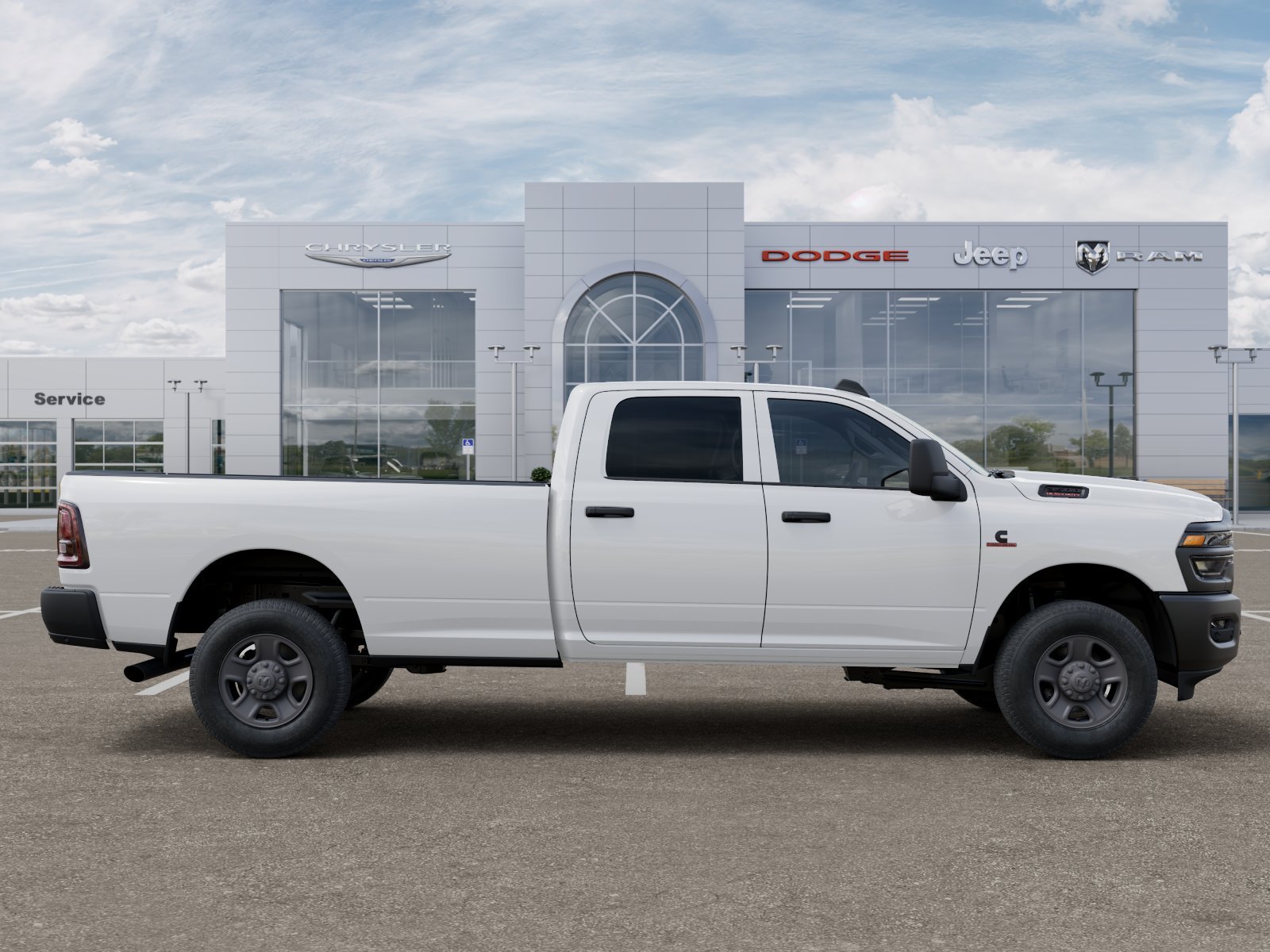 New 2026 Bright White Clear-Coat Exterior Paint RAM Tradesman image 47