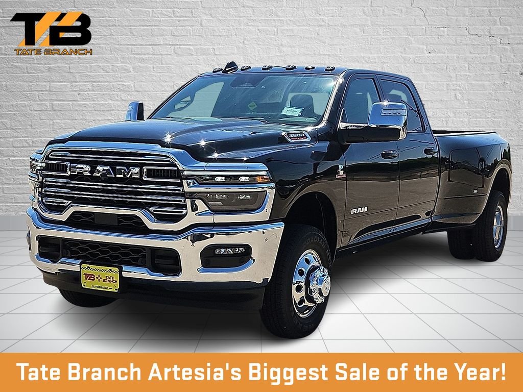 New 2026 Diamond Black Crystal Pearl-Coat Exterior Paint RAM Laramie image 1
