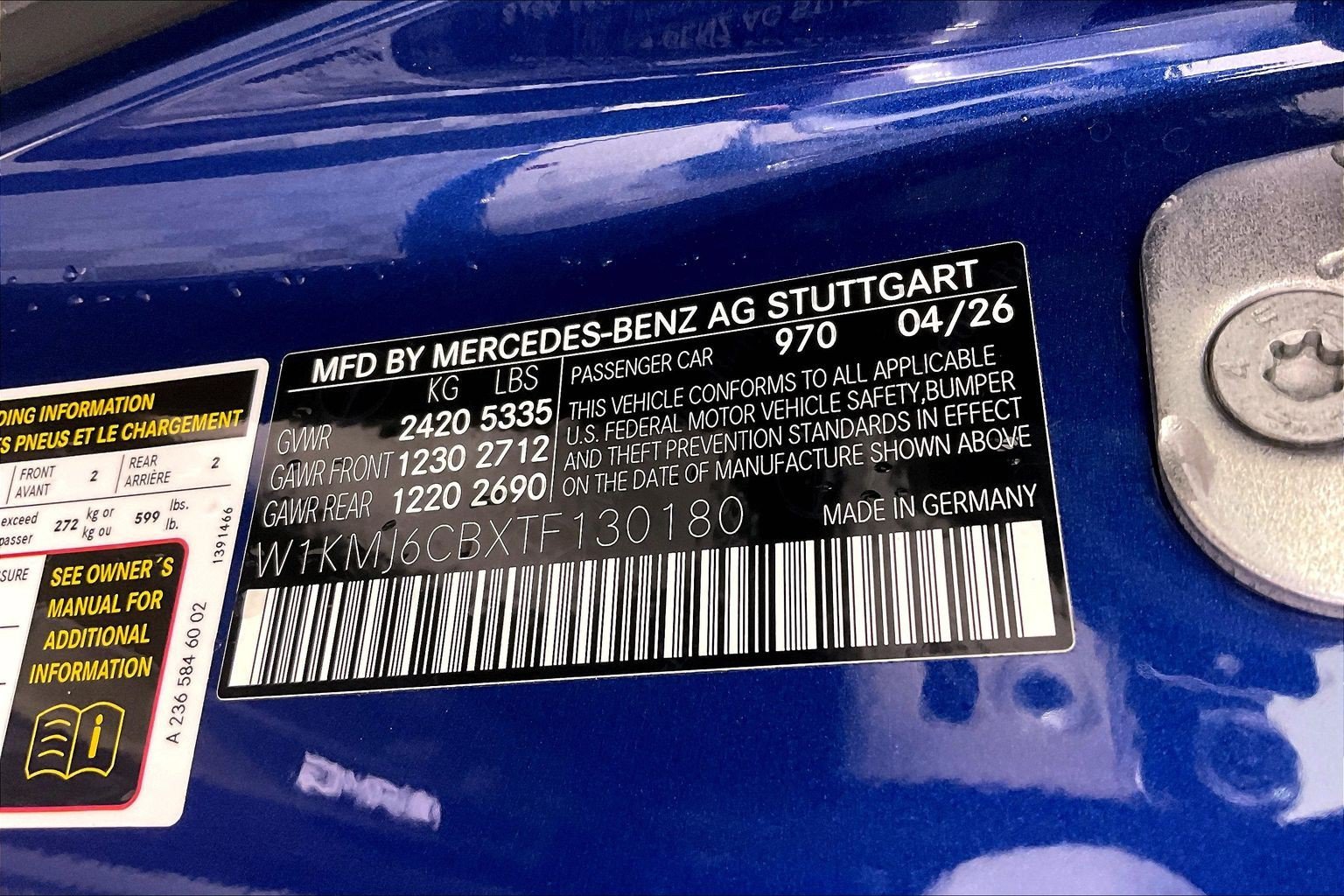 New 2026 Starling Blue Metallic Mercedes-Benz AMG® CLE 53 4MATIC+ Coupe image 23