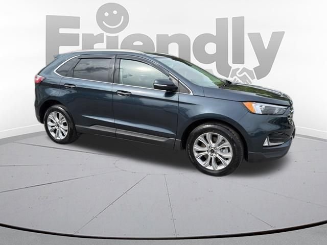 Used 2023 Blue Ford Titanium image 13