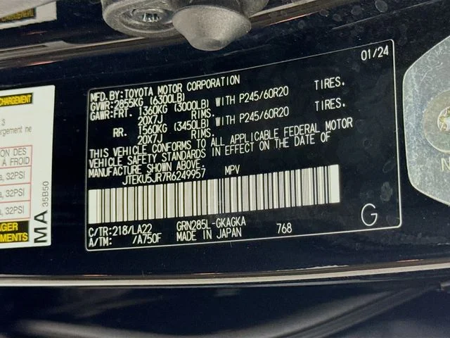 Certified Used 2024 Black Toyota Limited image 35