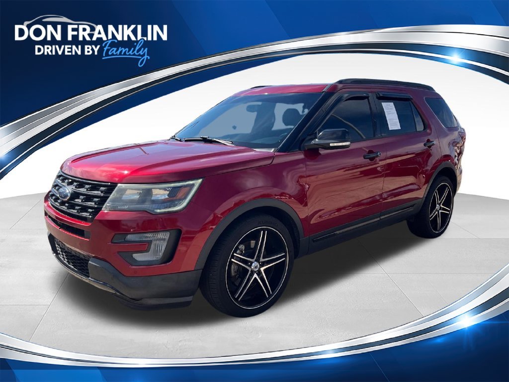Used 2016 Red Ford Sport image 1