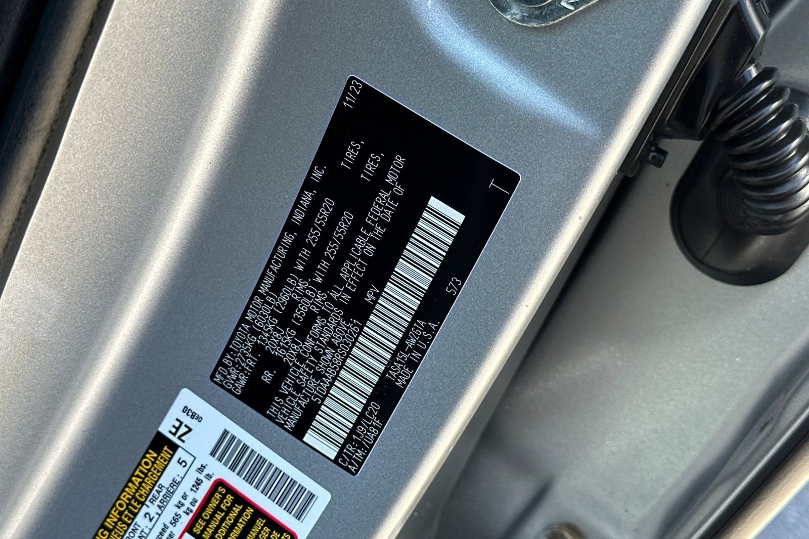Used 2024 Silver Toyota Limited image 29
