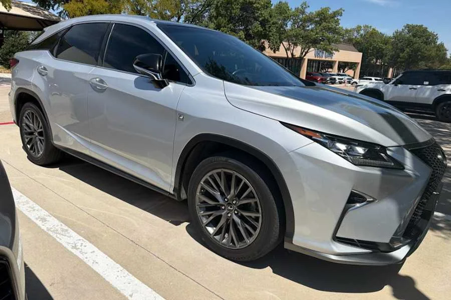Used 2019 Silver Lining Metallic Lexus F SPORT image 2