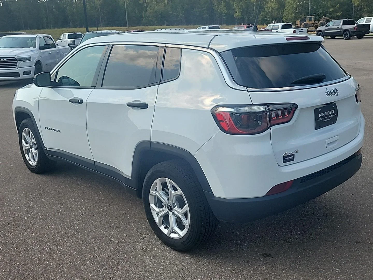 Used 2025 Bright White Clearcoat Jeep Sport image 13
