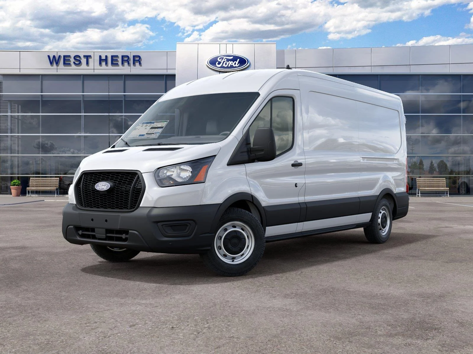 New 2027 Oxford White FORD Cargo Van image 3