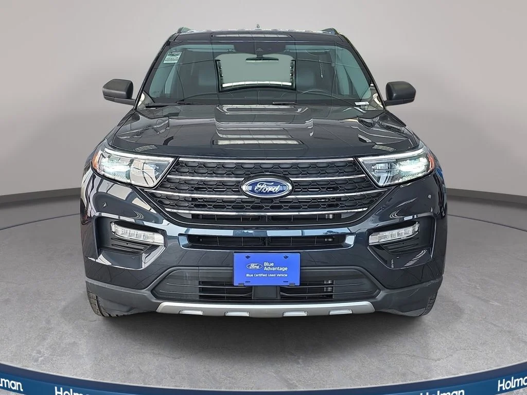 Certified Used 2023 Stone Blue Metallic Ford XLT image 2