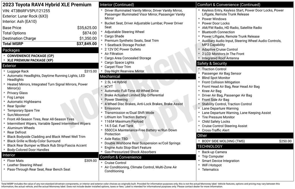 Used 2023 Gray Toyota XLE Premium image 28