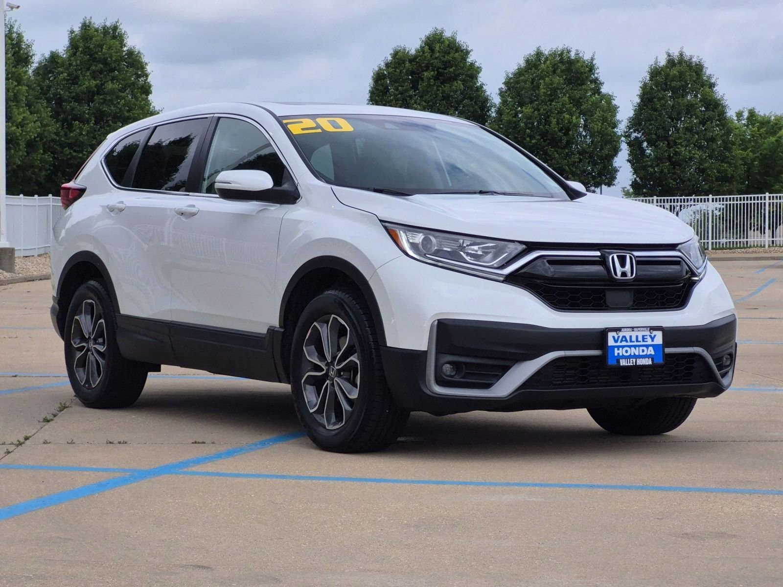 Used 2020 Platinum White Pearl Honda EX-L AWD image 5