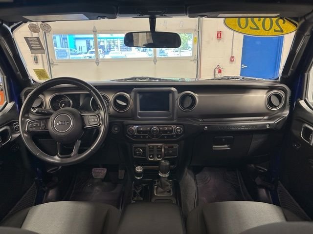 Used 2020 Ocean Blue Metallic Clearcoat Jeep Sport S image 15