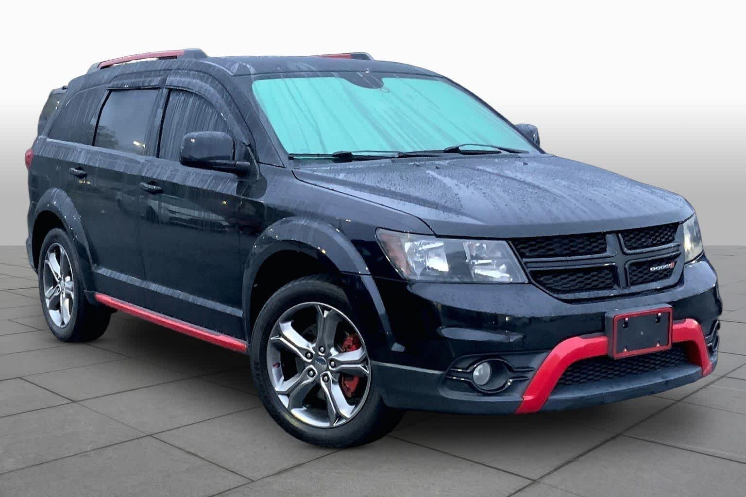 Used 2017 Pitch Black Clear Coat Dodge Crossroad Plus image 3