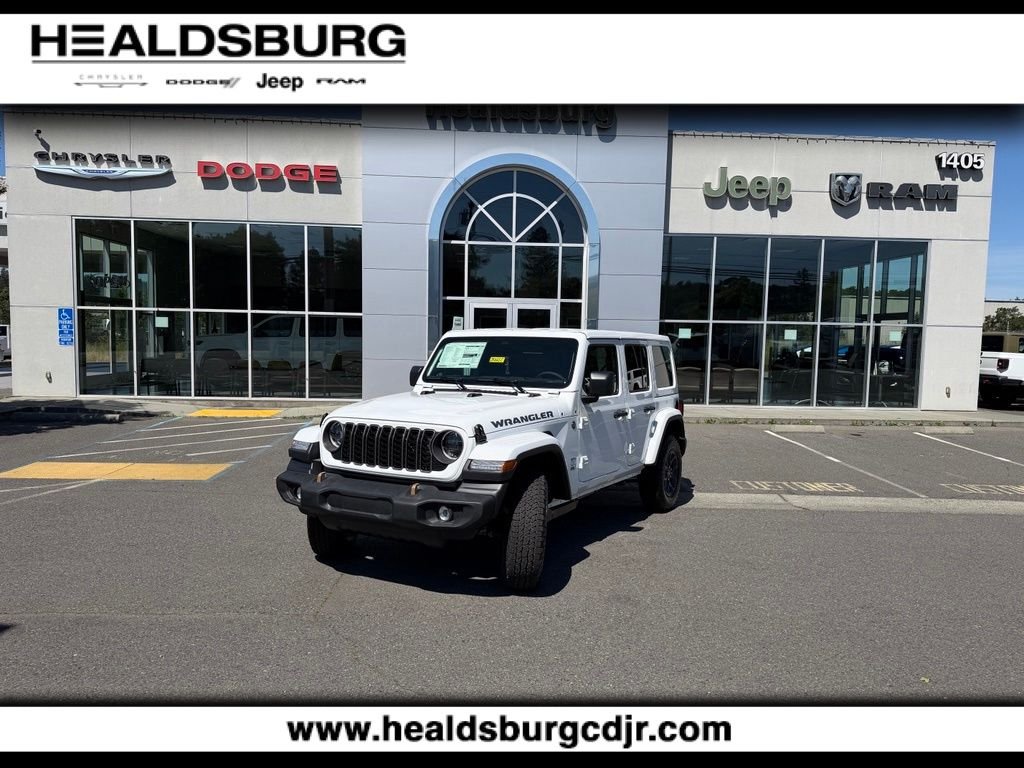 New 2026 Bright White Clearcoat Jeep 85th Anniversary Edition image 1