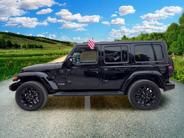 Certified Used 2022 Black Jeep Unlimited Sahara High Altitude image 3