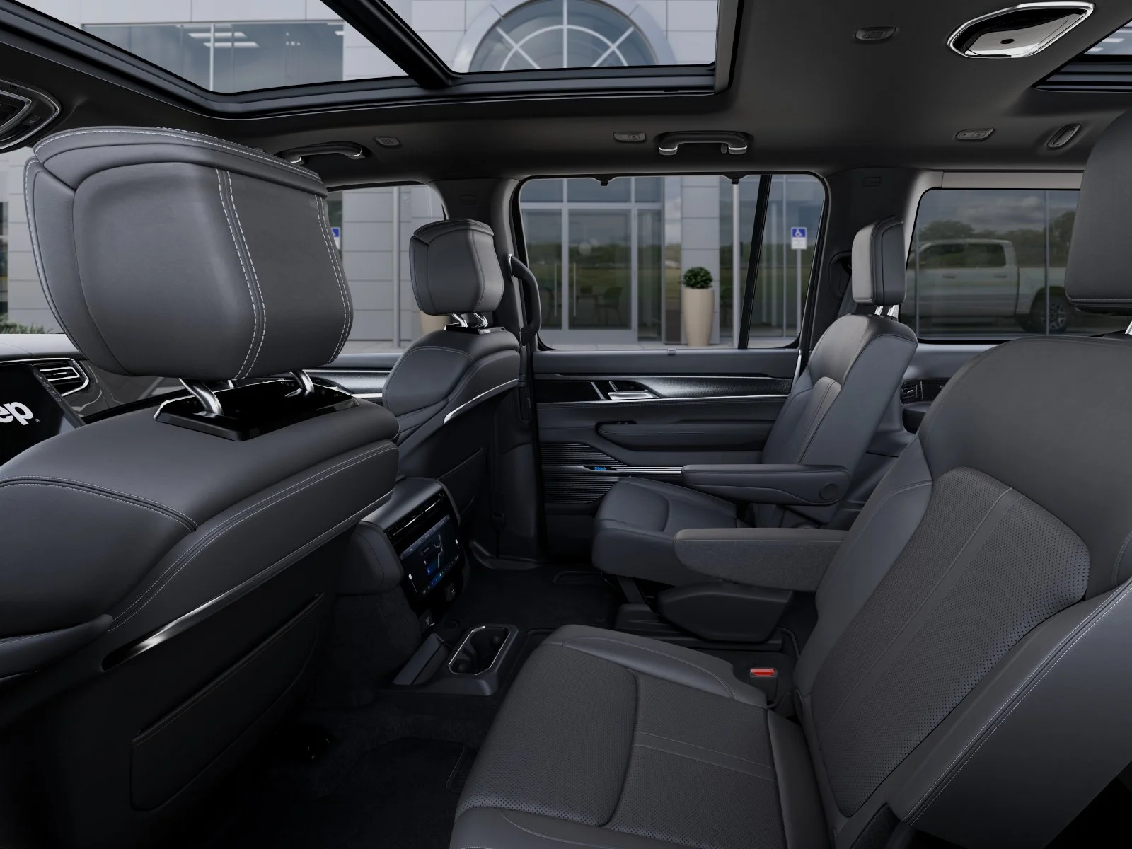 New 2026 Bright White Clear-Coat Exterior Paint Jeep Summit Obsidian image 52