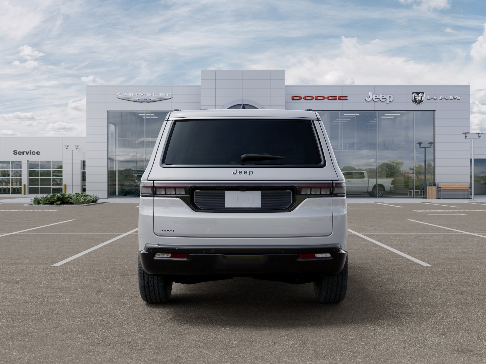 New 2026 Bright White Clear-Coat Exterior Paint Jeep  image 35